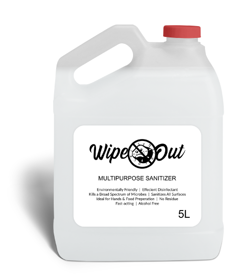 5 litre bottle of sanitizer